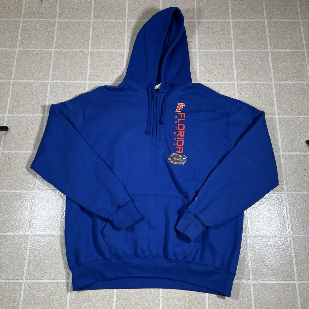 Champion Florida Gators Quarter Zip Hoodie Sweatshirt Size 2XL Football